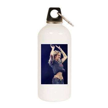 Sarah Connor White Water Bottle With Carabiner