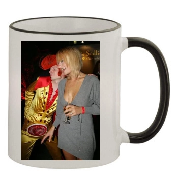 Sarah Connor 11oz Colored Rim & Handle Mug