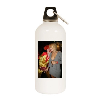 Sarah Connor White Water Bottle With Carabiner