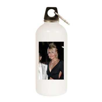 Sarah Connor White Water Bottle With Carabiner