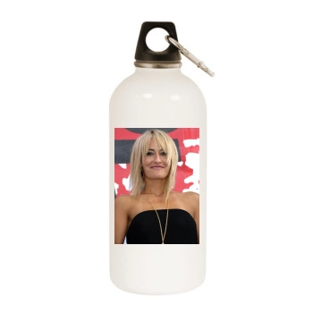 Sarah Connor White Water Bottle With Carabiner