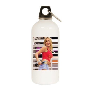 Sarah Connor White Water Bottle With Carabiner