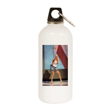 Sarah Connor White Water Bottle With Carabiner