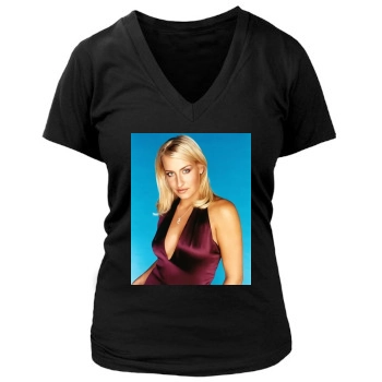 Sarah Connor Women's Deep V-Neck TShirt