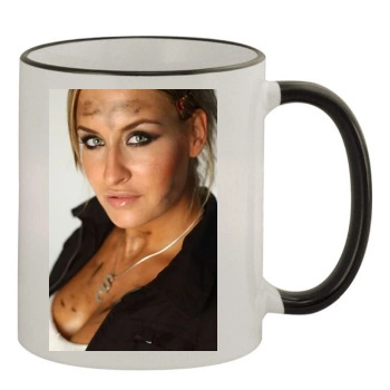 Sarah Connor 11oz Colored Rim & Handle Mug