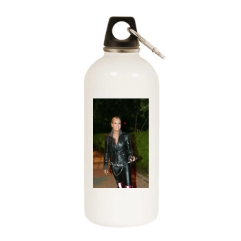 Sarah Connor White Water Bottle With Carabiner