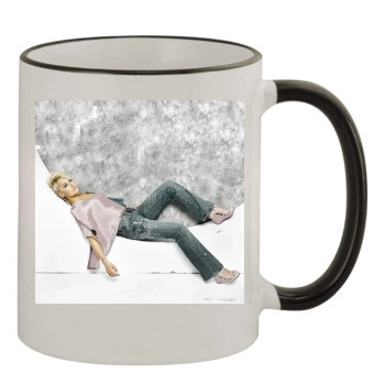 Sarah Connor 11oz Colored Rim & Handle Mug