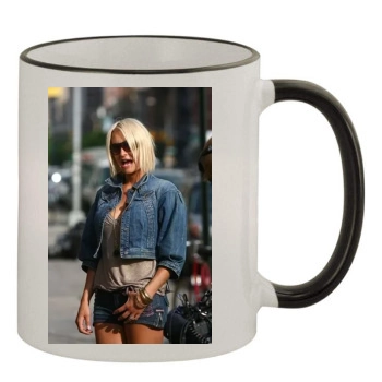 Sarah Connor 11oz Colored Rim & Handle Mug