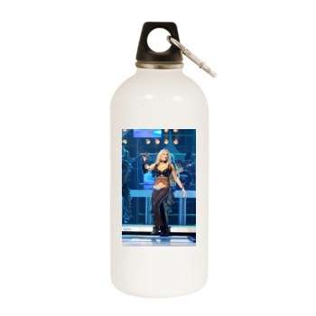 Sarah Connor White Water Bottle With Carabiner