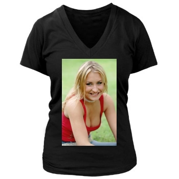 Sarah Connor Women's Deep V-Neck TShirt