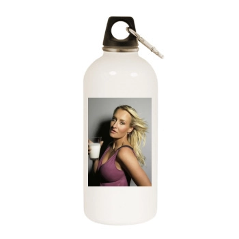 Sarah Connor White Water Bottle With Carabiner