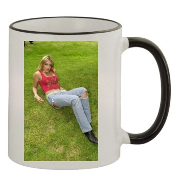 Sarah Connor 11oz Colored Rim & Handle Mug