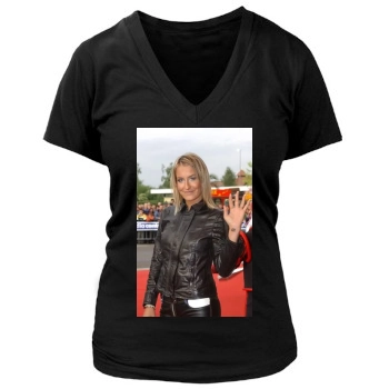 Sarah Connor Women's Deep V-Neck TShirt