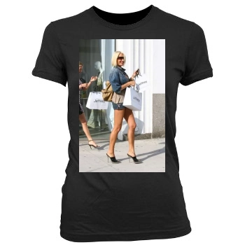 Sarah Connor Women's Junior Cut Crewneck T-Shirt