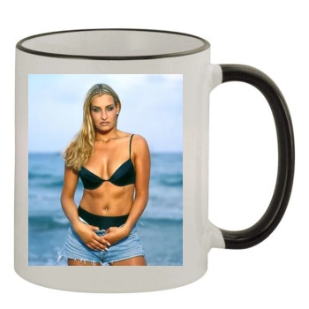 Sarah Connor 11oz Colored Rim & Handle Mug