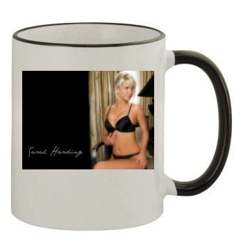 Sarah Harding 11oz Colored Rim & Handle Mug