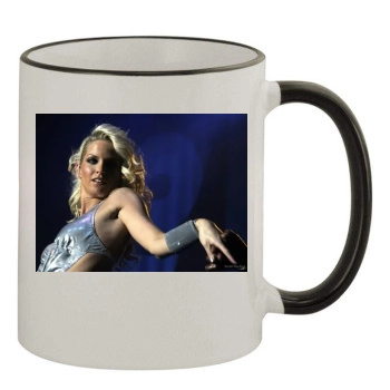 Sarah Harding 11oz Colored Rim & Handle Mug