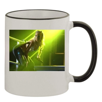 Sarah Harding 11oz Colored Rim & Handle Mug