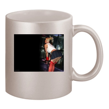 Sarah Harding 11oz Metallic Silver Mug