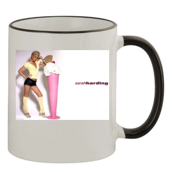 Sarah Harding 11oz Colored Rim & Handle Mug