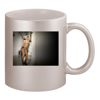 Sarah Harding 11oz Metallic Silver Mug