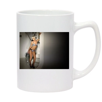 Sarah Harding 14oz White Statesman Mug