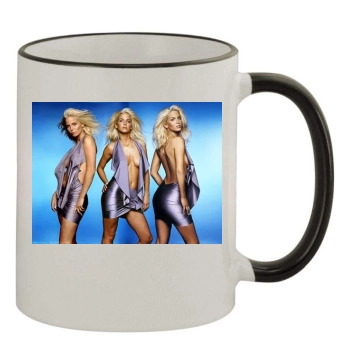 Sarah Harding 11oz Colored Rim & Handle Mug