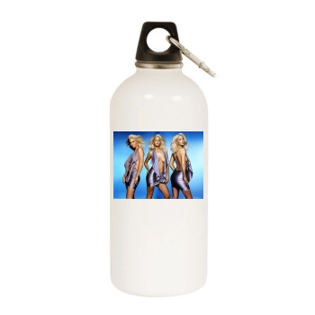 Sarah Harding White Water Bottle With Carabiner