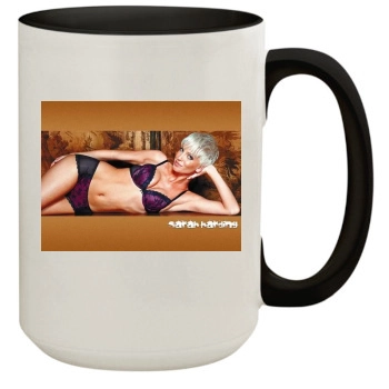 Sarah Harding 15oz Colored Inner & Handle Mug