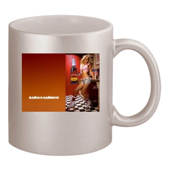 Sarah Harding 11oz Metallic Silver Mug