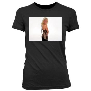 Sarah Harding Women's Junior Cut Crewneck T-Shirt