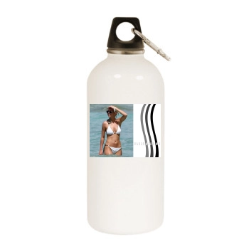 Sarah Harding White Water Bottle With Carabiner