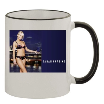 Sarah Harding 11oz Colored Rim & Handle Mug