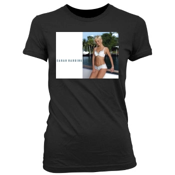 Sarah Harding Women's Junior Cut Crewneck T-Shirt