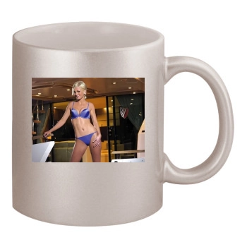 Sarah Harding 11oz Metallic Silver Mug