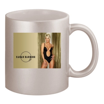 Sarah Harding 11oz Metallic Silver Mug