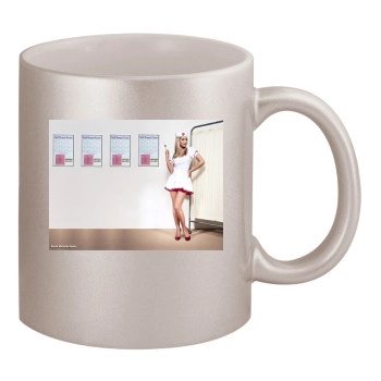 Sarah Michelle Gellar 11oz Metallic Silver Mug