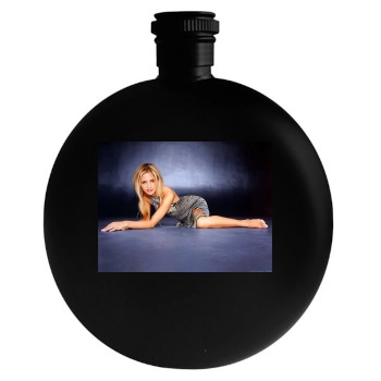 Sarah Michelle Gellar Round Flask