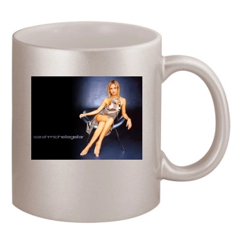 Sarah Michelle Gellar 11oz Metallic Silver Mug