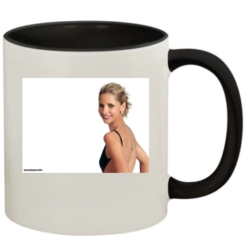 Sarah Michelle Gellar 11oz Colored Inner & Handle Mug