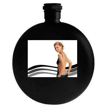 Sarah Michelle Gellar Round Flask