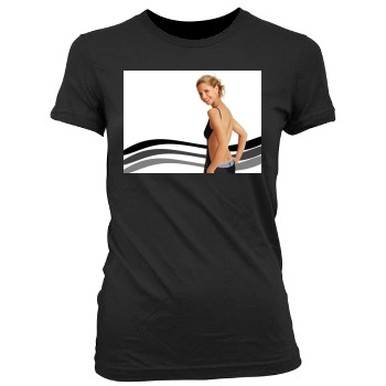 Sarah Michelle Gellar Women's Junior Cut Crewneck T-Shirt