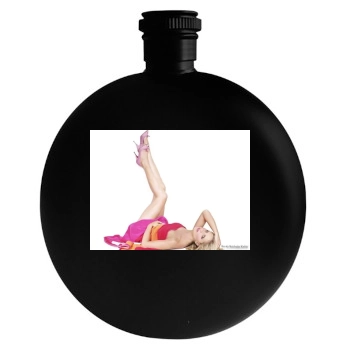 Sarah Michelle Gellar Round Flask