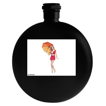 Sarah Michelle Gellar Round Flask