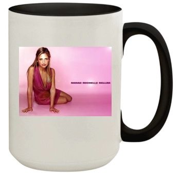 Sarah Michelle Gellar 15oz Colored Inner & Handle Mug