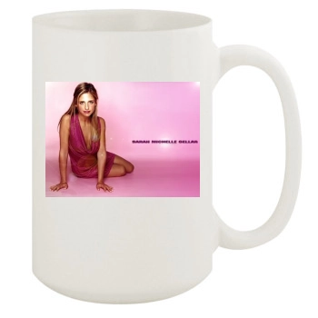 Sarah Michelle Gellar 15oz White Mug