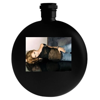 Sarah Michelle Gellar Round Flask