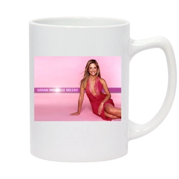 Sarah Michelle Gellar 14oz White Statesman Mug