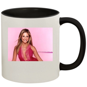 Sarah Michelle Gellar 11oz Colored Inner & Handle Mug