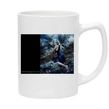 Sarah Michelle Gellar 14oz White Statesman Mug